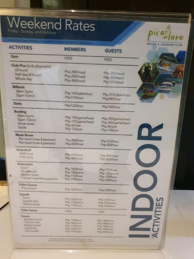 Pico De Loro Staycation 纳苏格布 外观 照片